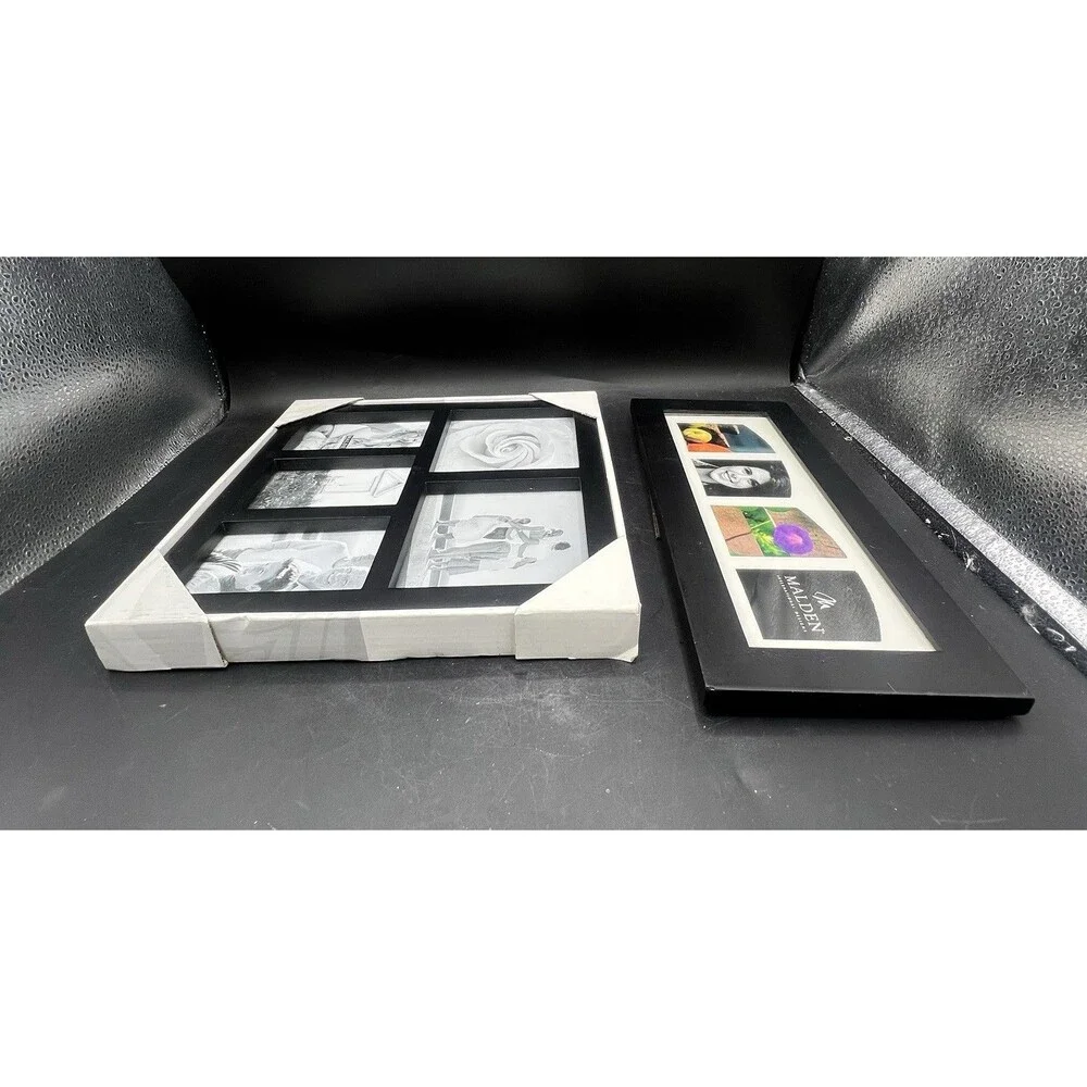 Malden Photo Frames, Black Matte – 2-Pack (1 New, 1 Pre-Loved)